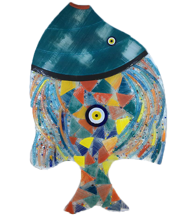 Büyük Pano Balık 46cm X 28cm