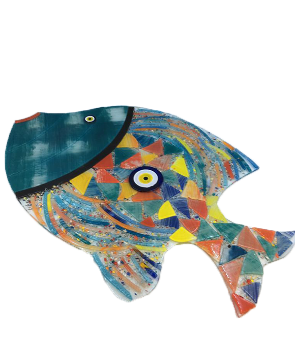 Büyük Pano Balık 45cm X 26cm